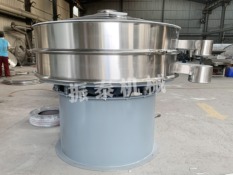 青海直徑1000mm防爆氣動振動篩生產(chǎn)已完成，通過物流發(fā)往青海，請王經(jīng)理注意查收！請