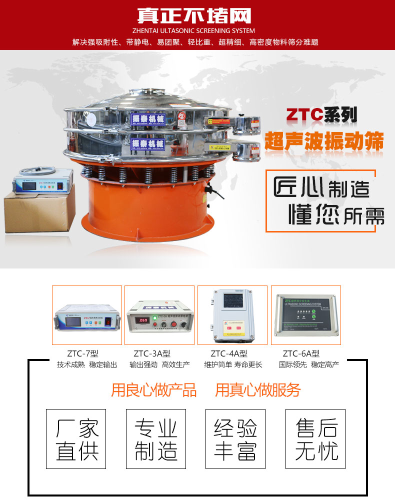 新材料超聲波振動(dòng)篩