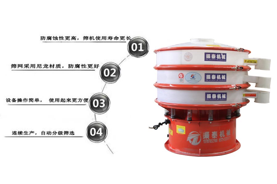 偏鈦酸防腐塑料材質(zhì)振動(dòng)篩